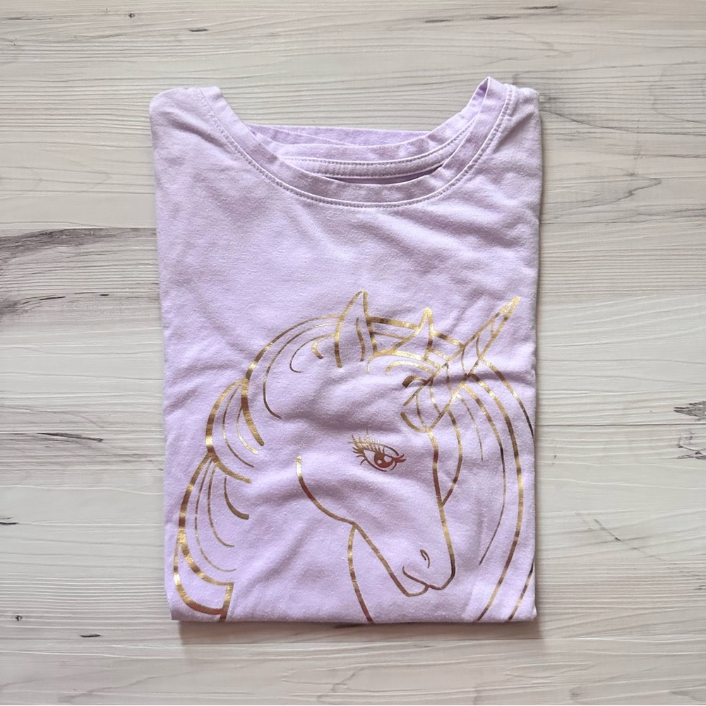 Cat & Jack Lavender Unicorn Tee